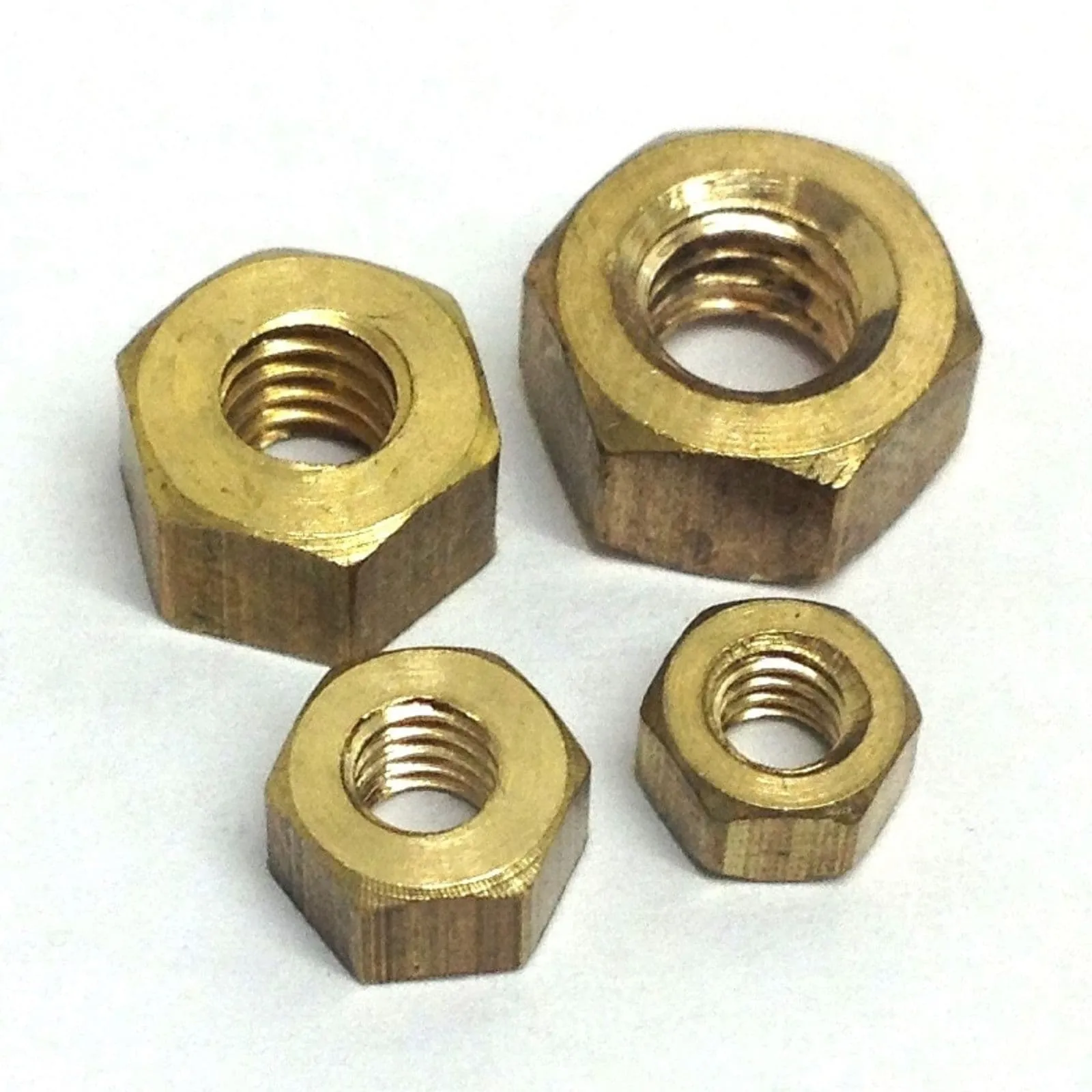 4BA Full Nuts (BS 57:1951) - Brass