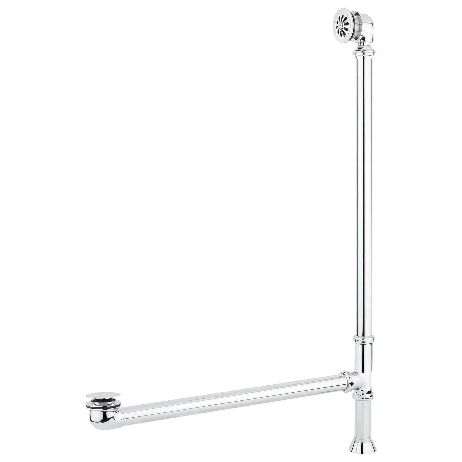 66" Henley Cast Iron Double-Ended Pedestal Tub  - Rolled Rim