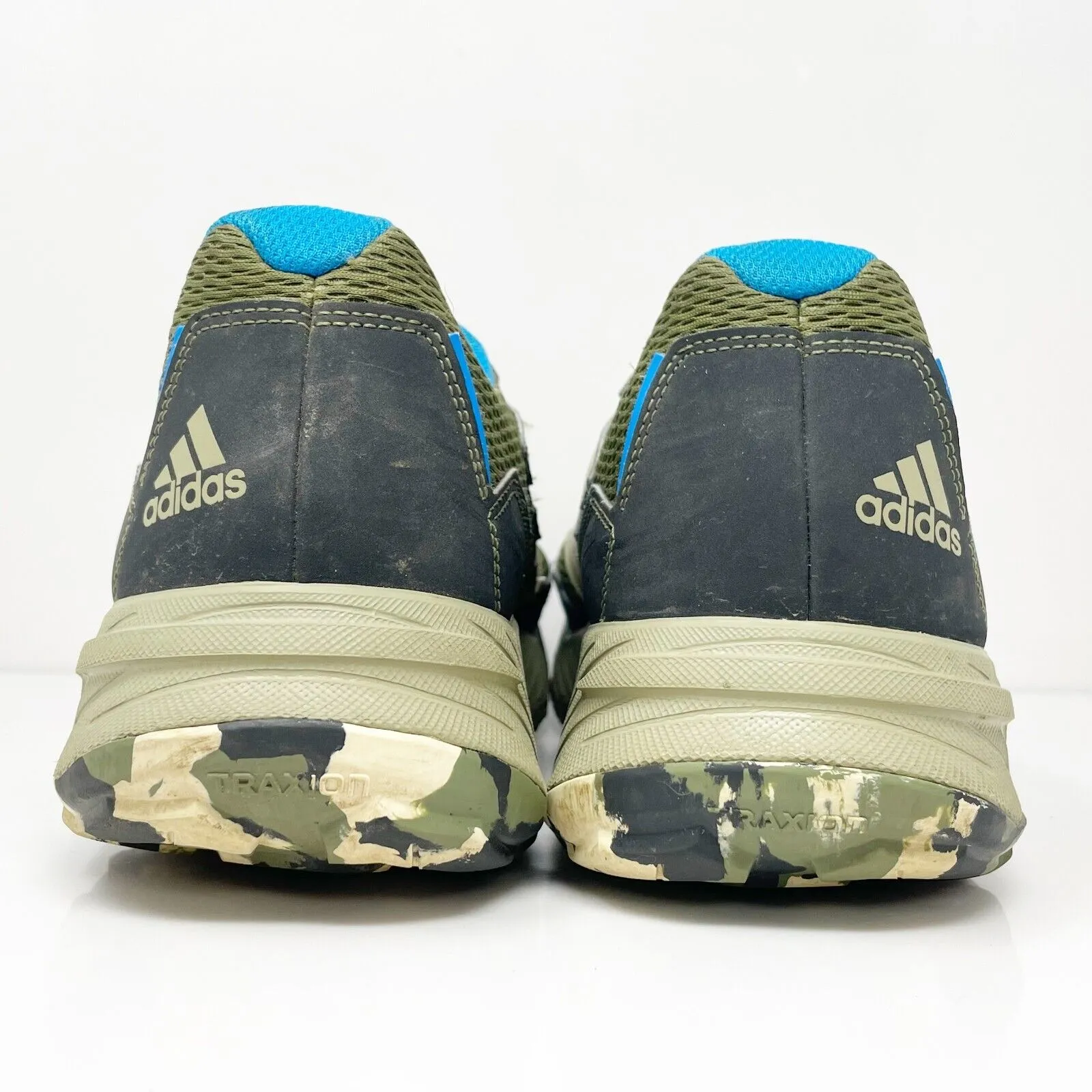 Adidas Mens Tracefinder Q47238 Green Running Shoes Sneakers Size 12
