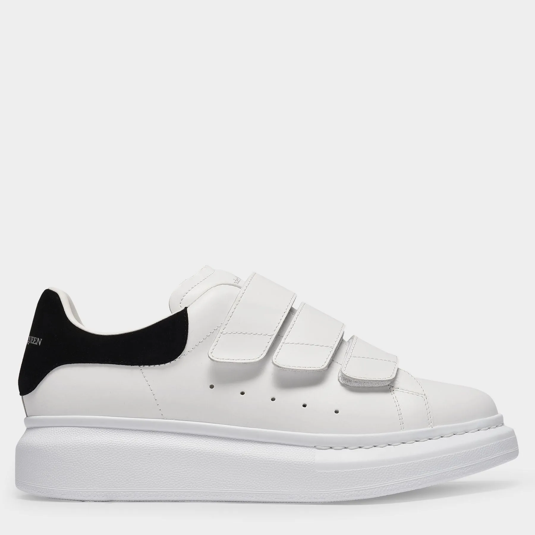 Alexander McQueen  Oversized Sneakers - Alexander Mcqueen - White/Black - Leather