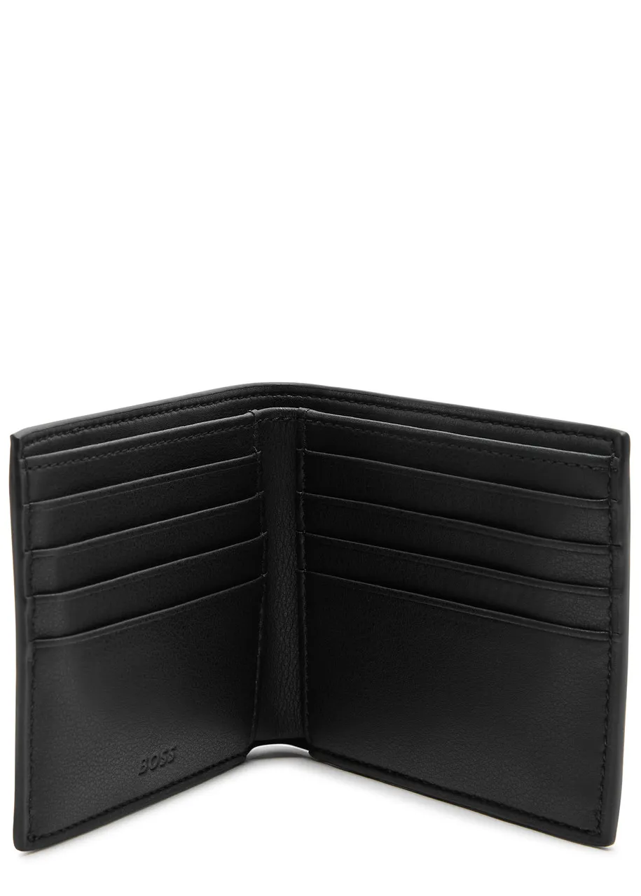 BOSS Ray logo leather wallet  -                         -                     -                