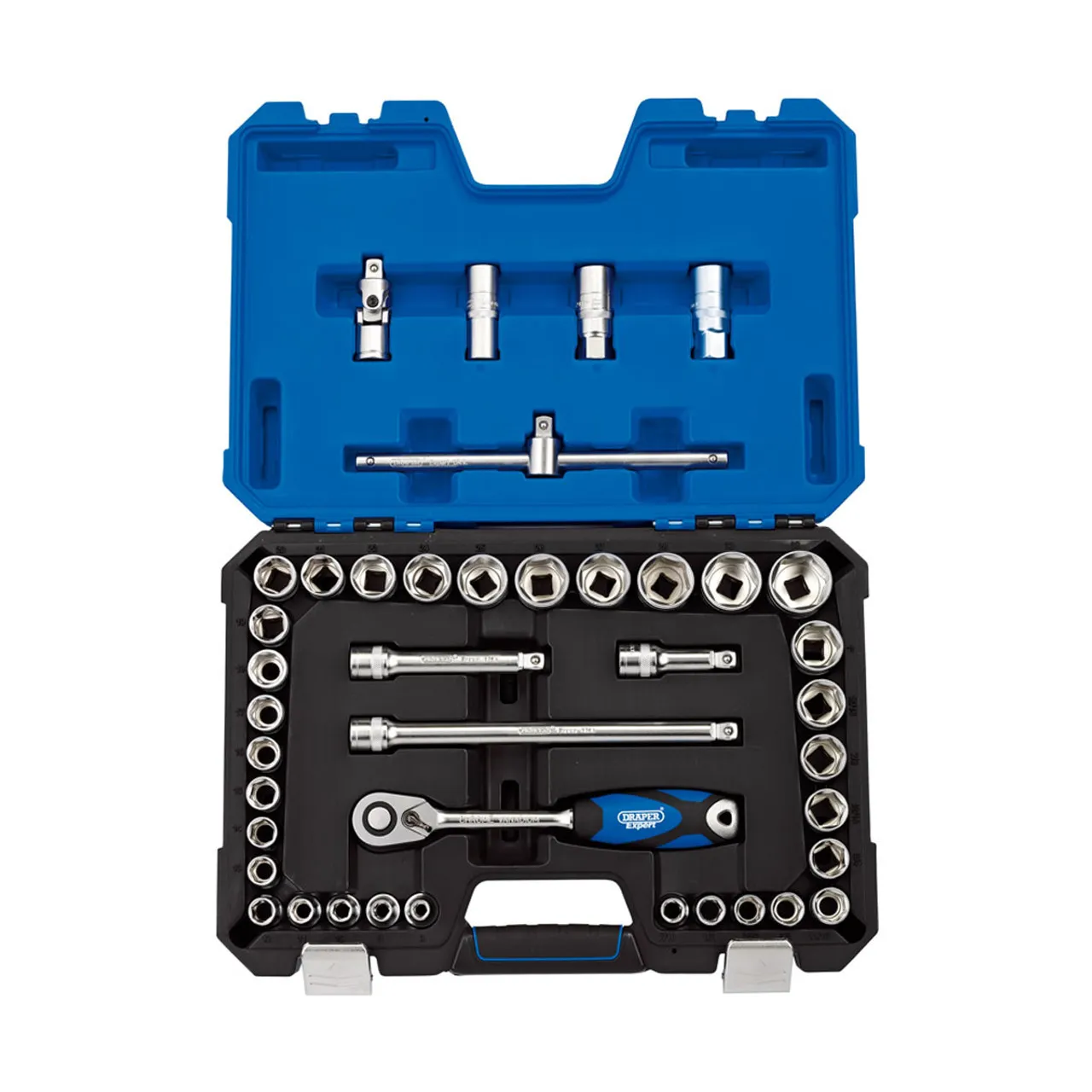 Draper 16453 1/2" Sq. Dr. Combined MM/AF Socket Set (41 Piece)