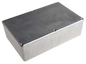 Hammond 1590 Series Natural Die Cast Aluminium Enclosure, IP54, Natural Lid, 187.75 x 119.5 x 52mm