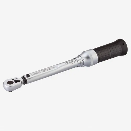 Hazet 6109-2CTCAL Torque Wrench, DAkkS-certified, 1/4" Drive, 4-40 Nm with HiPer Reversible Ratchet