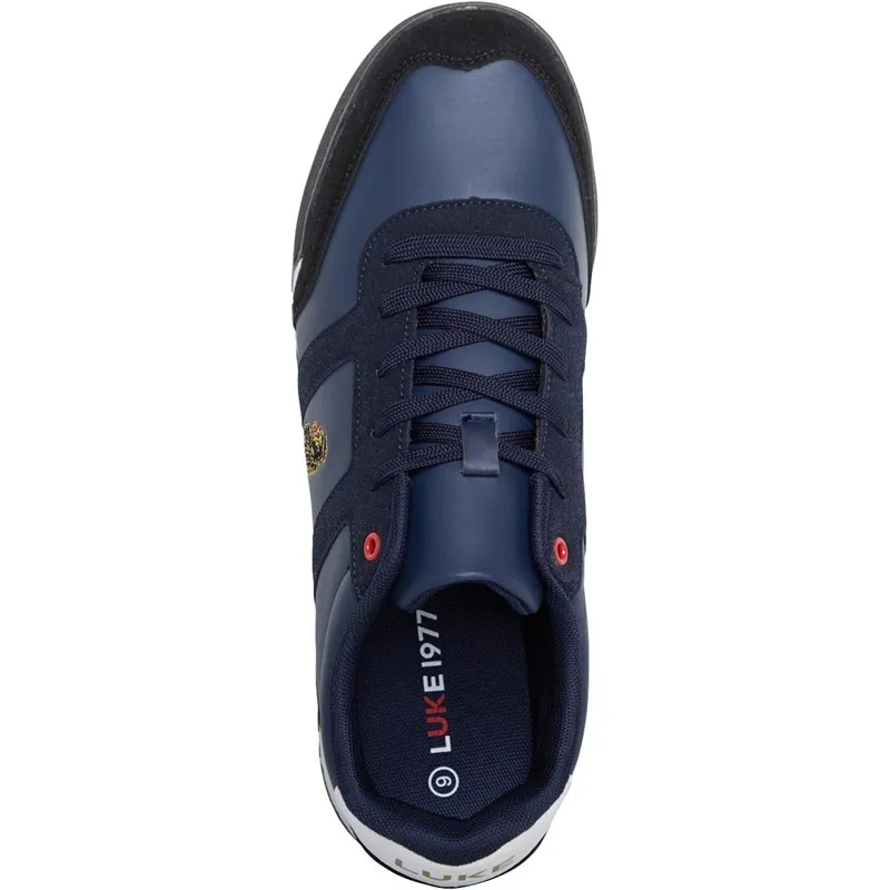 LUKE 1977 Mens Ray Trainers Navy/Black/White
