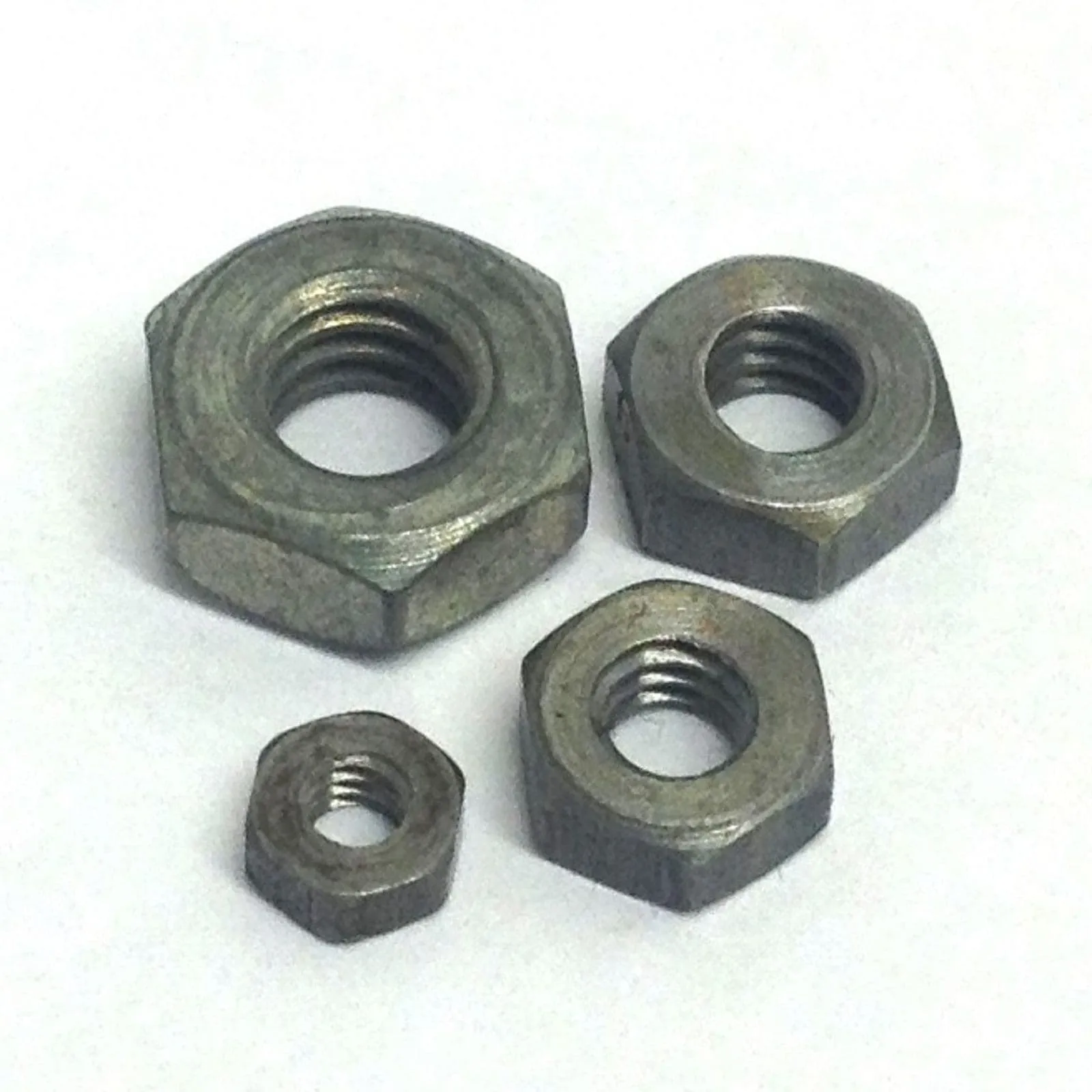 M14 x 1.5mm Fine Pitch Half Nuts (DIN 439) - Steel Gr.4 Self Colour