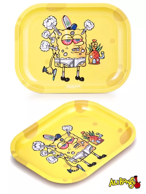 Mini Metal Smoke Arsenal Sponge Bong Rolling Tray