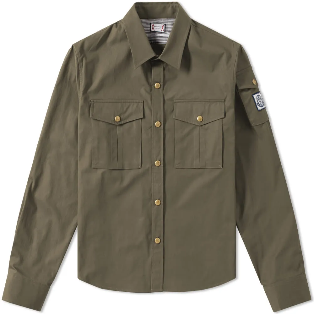 Moncler Gamme Bleu Militart Popstud OvershirtOlive