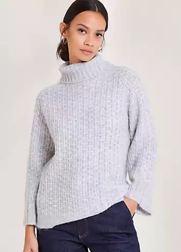 Monsoon Ray Roll Neck Jumper | Grattan