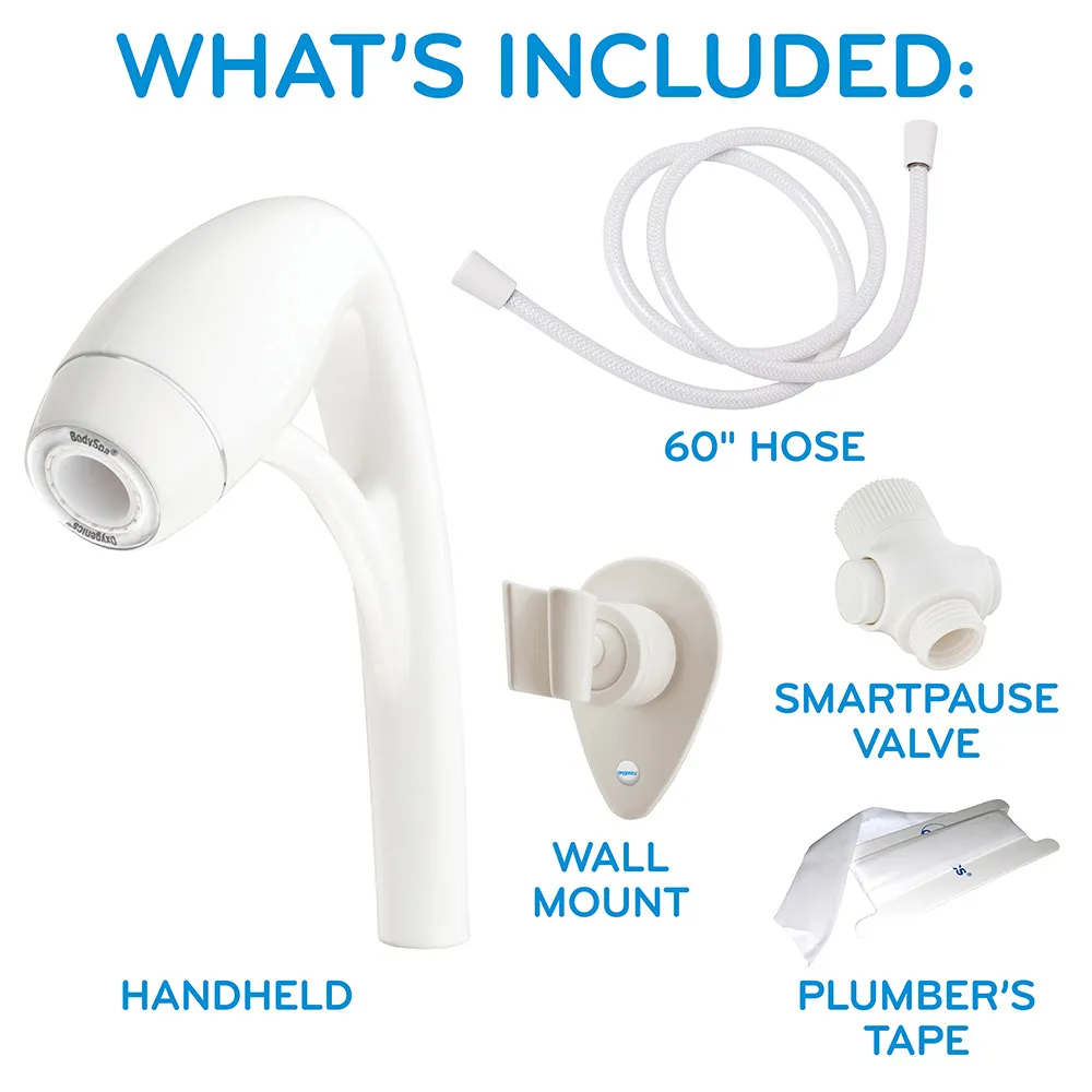 Oxygenics BodySpa RV Handheld Shower Head Kit, White
