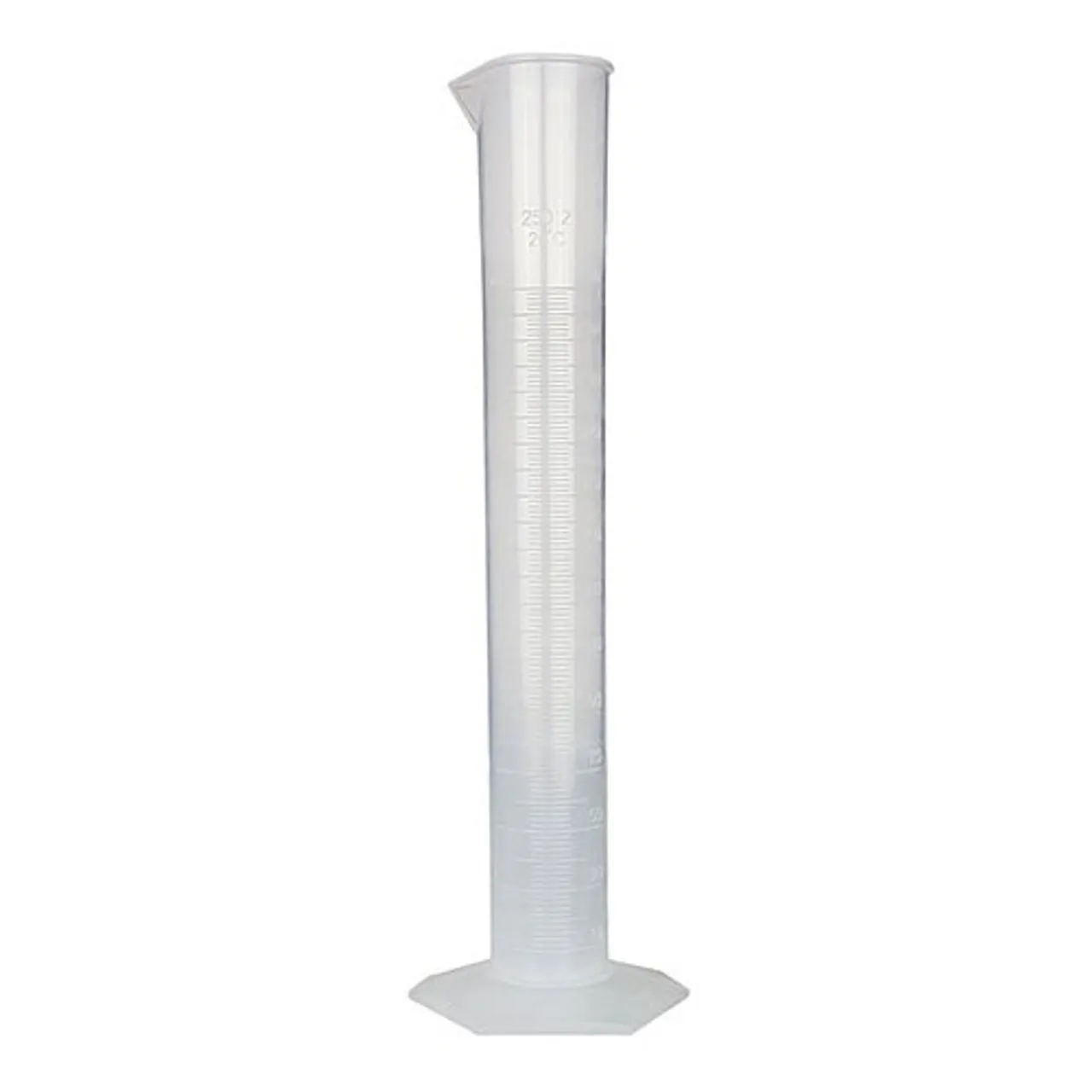 Plastic Graduated Cylinder, 2/250mL