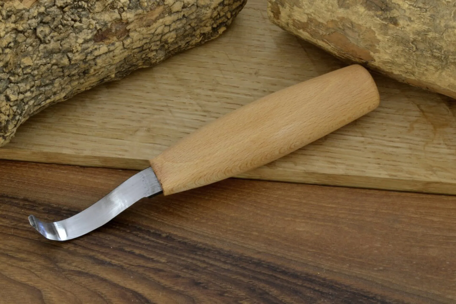 Ray Iles Traditional Large Spoon Carving Tool (Right)
