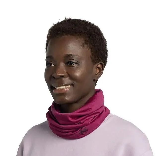shawl Buff Lightweight Merino Wool - 113010/Solid Magenta