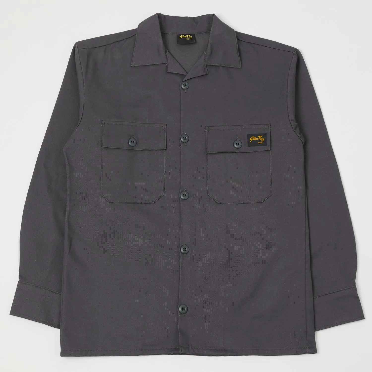 Stan Ray OG-107 Fatigue Work Shirt - Steel Grey