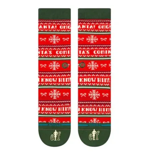 Stance Socks I Know Him Crew Socks - Red