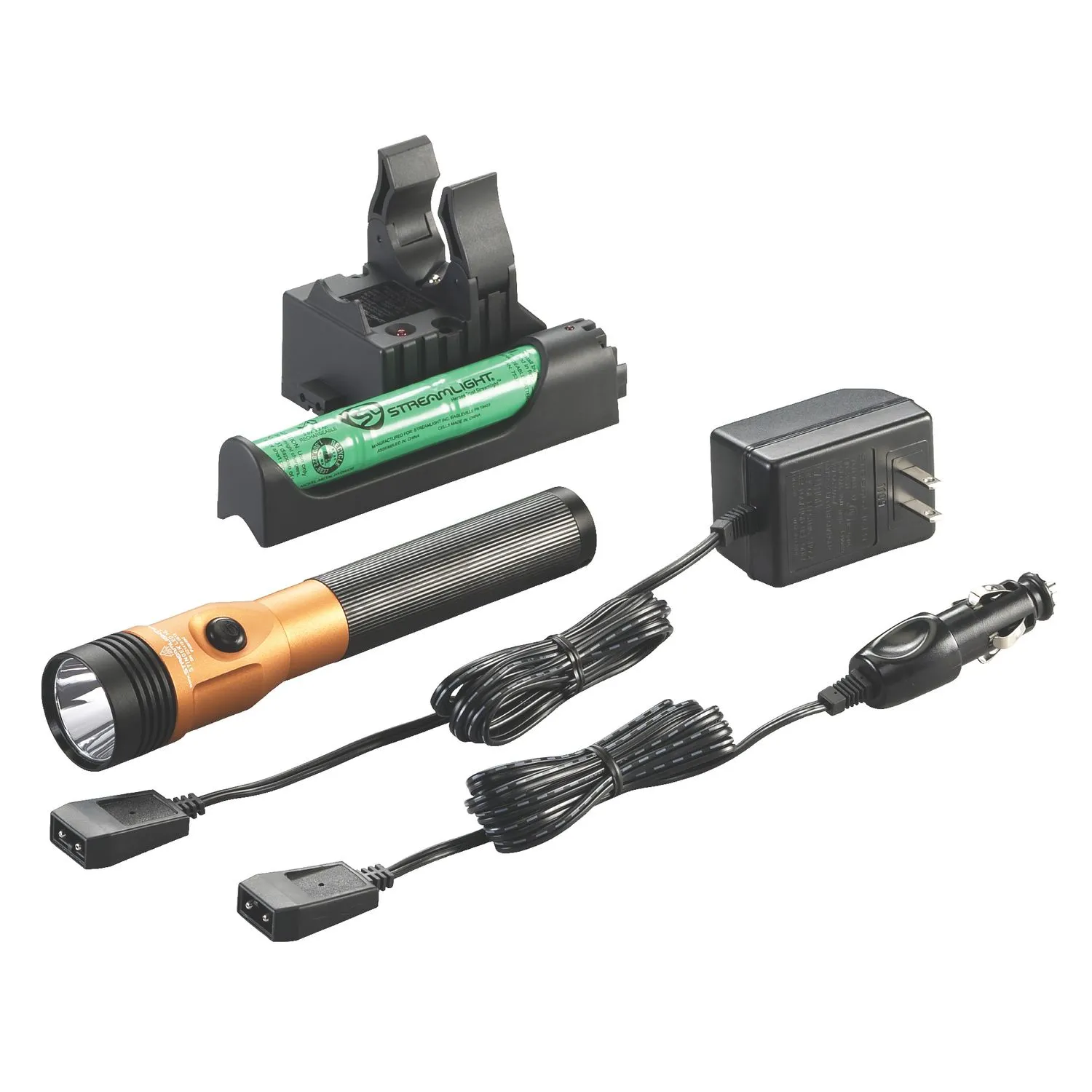 STREAMLIGHT STINGER 800 LUMENS LED RECHARGEABLE FLASHLIGHT WITH PIGGYBACK CHARGER-ORANGE M95178 | Matco Tools