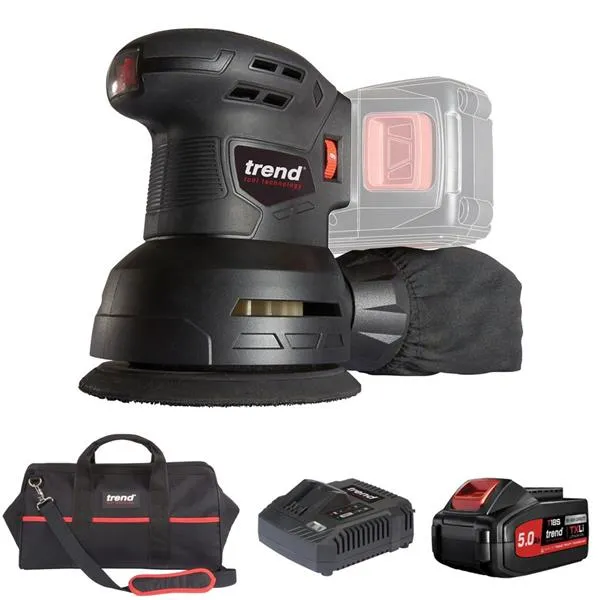 T18S/ROS125S1 18V 125mm Random Orbital Sander (1x5ah)