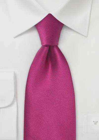 Unikrawatte Limoges magenta
